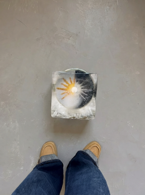 Hielo del Sol de invierno